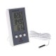 LCD Digital Temperature Hygrometer  LAFEINA Electronic Humidity Sensor Thermometer  Indoor/Outdoor Temperature Humidity Measurer - B073XLPGBG